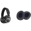 Audio Technica Wireless Headphones Ath M50xbt2 Audio Technica Replacement Earpads Hp M50xbk Headphones+Replacement Earpads Black Wireless