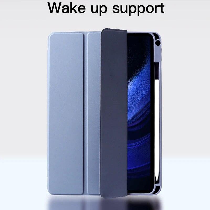 Кожаный чехол для планшета для Xiaomi Pad 5 6 Max, чехол MI Pad 5Pro 6 Pro Redmi Pad 10,61, чехол с держателем для карандашей, чехол для планшета SE, слот для ручки 11 Pulgadas