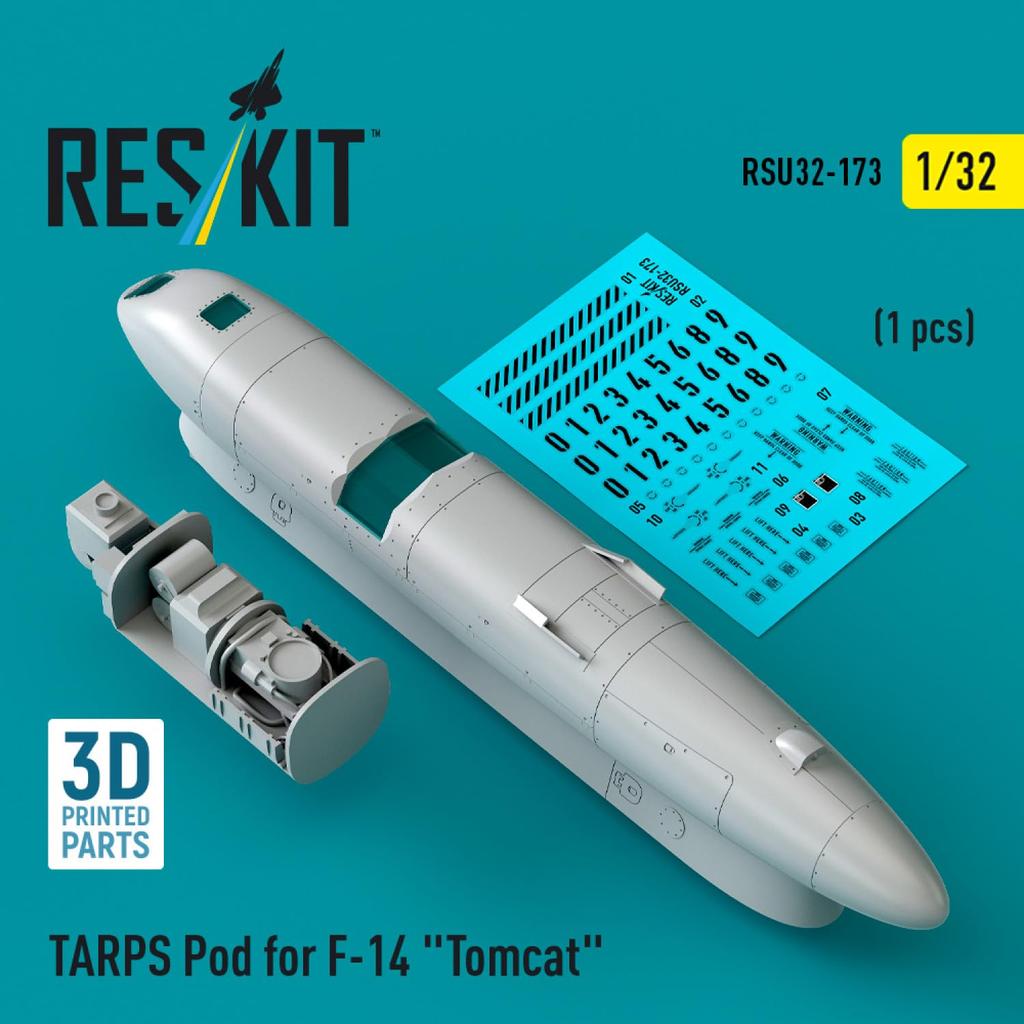 Reskit Tomcat TARPS Tactical Air Reconnaissance Pod System Plastic Model Parts 1/32 F-14 RSKU32-0173 (Airplane)