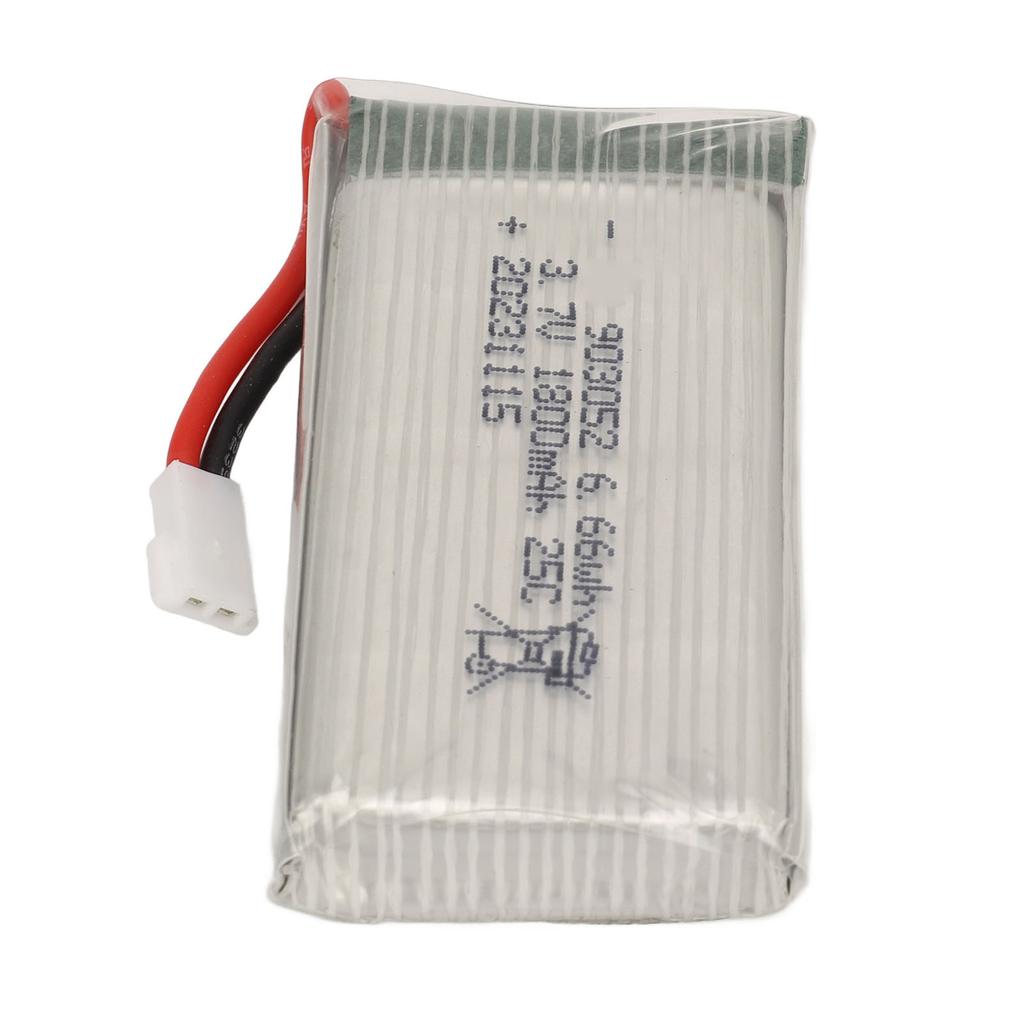 1800mAh 3.7V RC Drone Battery With XH2.54 Plug 903052 25C High Rate RC Helicopter Lithium Battery Fo