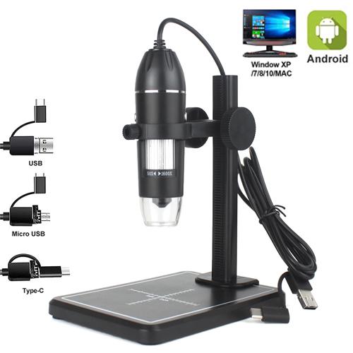 1600X 1000X Digital Microscope Camera 8LED industry Magnifier USB WiFi Endoscope for Smartphone PCB Inspection Tools