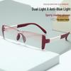 Fashionable Bifocal HD Anti-Blue Light Reading Glasses, Ultra-Light for Middle-Aged & Elderly Men and Women