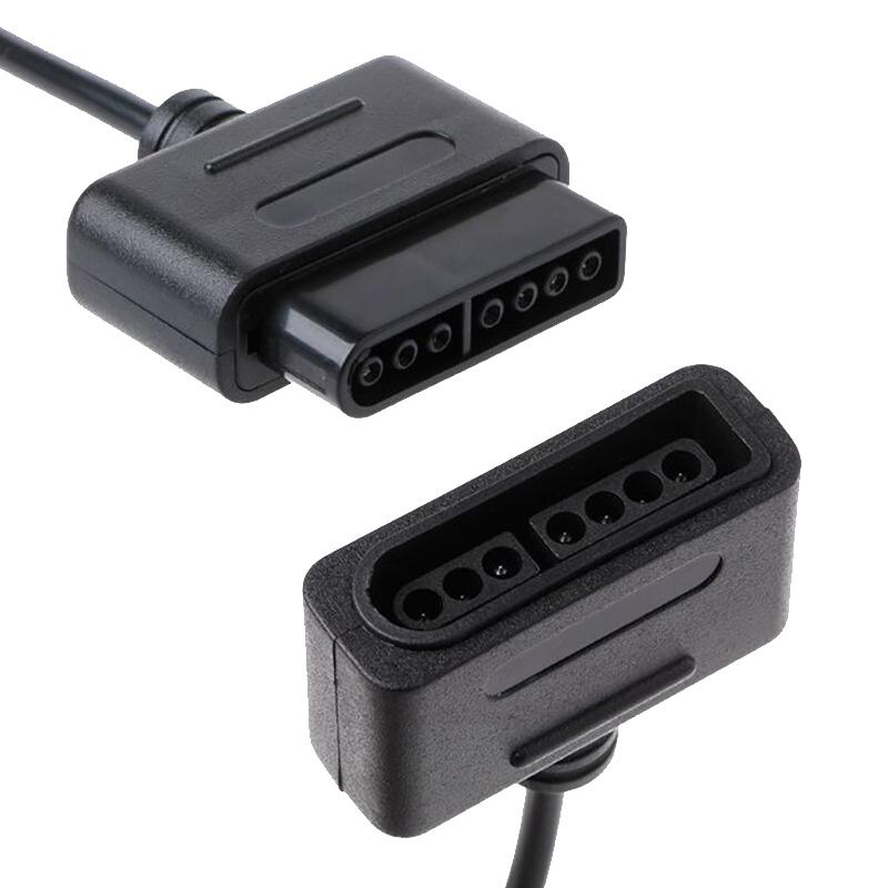 Аксессуары для самостоятельного изготовления 1,8-метровый удлинительный кабель для игрового контроллера, кабель для передачи данных для удлинительного кабеля для контроллера Super Snes