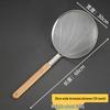 Stainless Steel Fine Mesh Strainer Skimmer with Wooden Handle