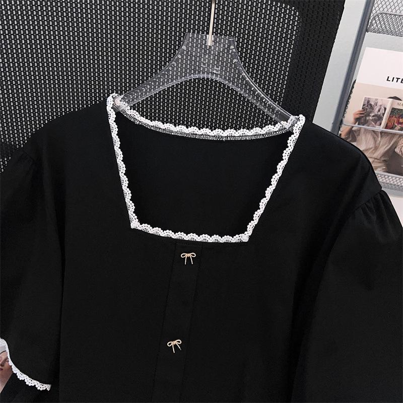 Женская футболка большого размера, стройнящая, свободная, средней длины, с коротким рукавом