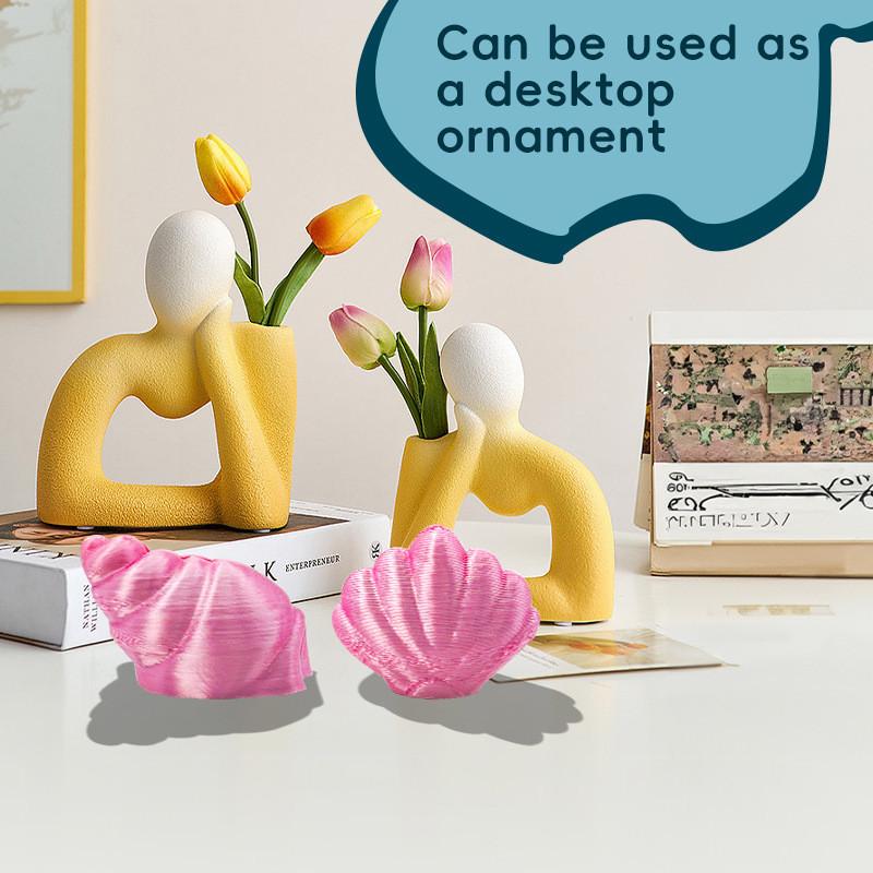 Держатель для фоторамки-ракушки с креативным дизайном для домашнего декора и подарка