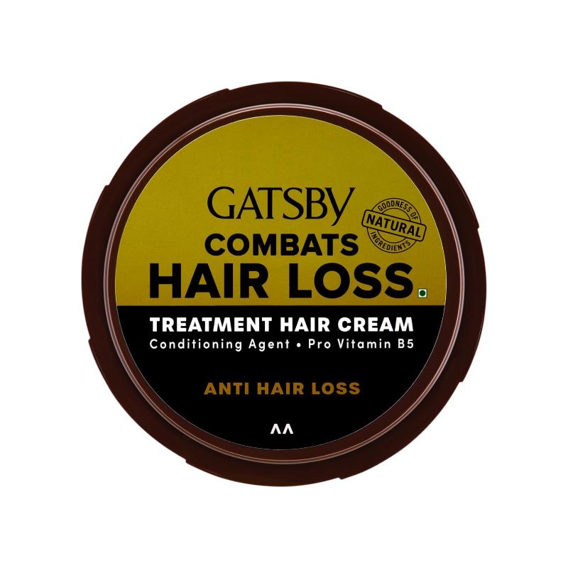 Gatsby Anti Hair Loss Treatment Hair Cream 250g For Men & Women With Natural Shine And Root Strengthening Formula