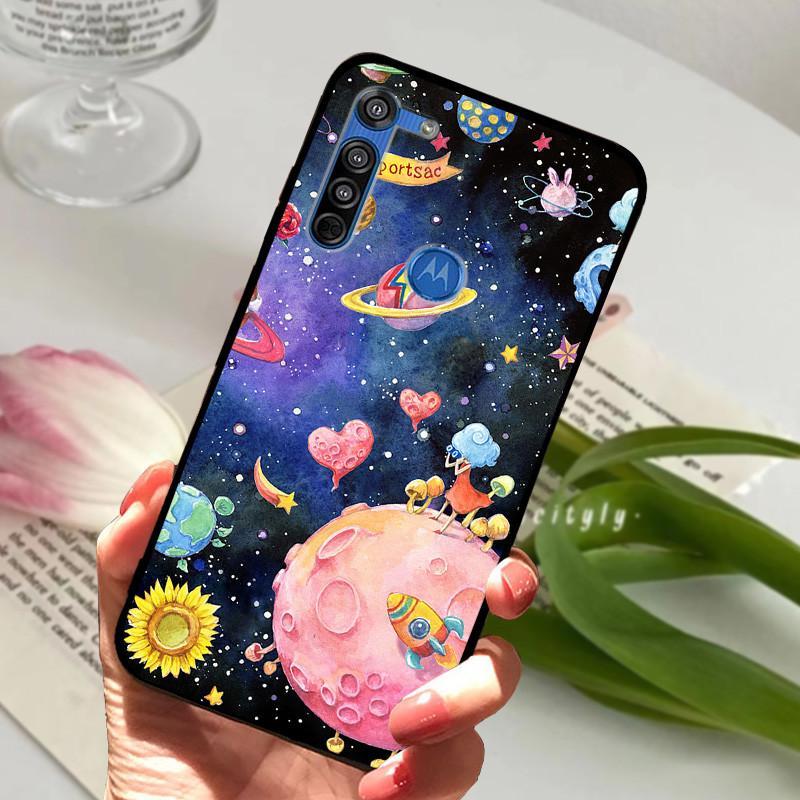 Чехол для Motorola Moto G8 Plus, черный силиконовый чехол для MOTO G8 Play G 8 Power Lite, модный защитный чехол из ТПУ.