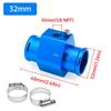 Переходник для датчика температуры воды 28мм / 30мм / 32мм / 34мм / 36мм / 38мм / 40мм Адаптер для шланга радиатора синий / черный