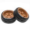 Remote Control Off Road Car Tires 66*46*26mm 4pcs Replacement for TAMIYA TT02 XV01 HSP 94123 HPI KYOSHO WLtoys 1 10