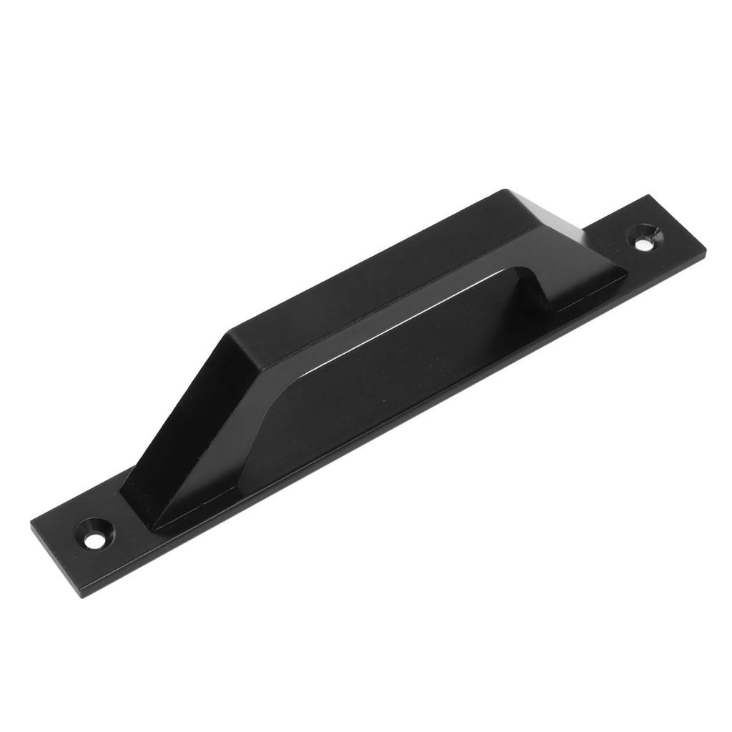 Ручка для раздвижной двери, металлическая, гальванизированная, ручка для двери амбара с крепежными винтами, черная