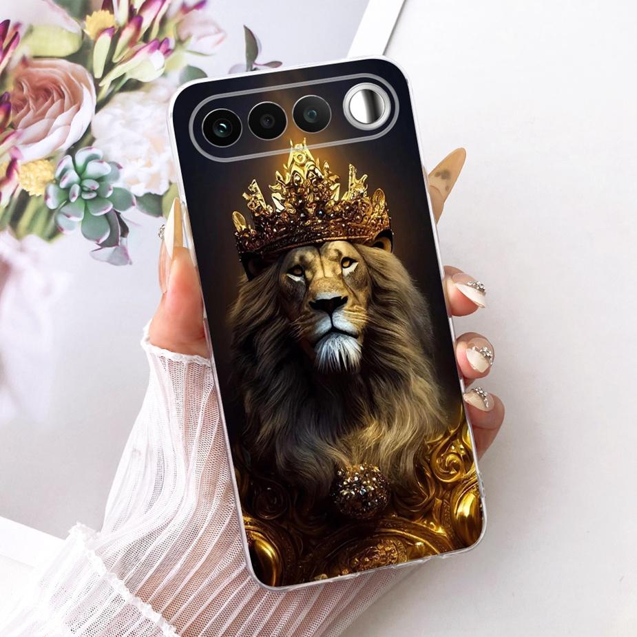 Чехол для Realme 16 5G RMX5171 Милый Кот Модный Расписной Чехол Мягкий Силиконовый Защитный Чехол Для Realme 16 Realme16 5G Чехол для Телефона
