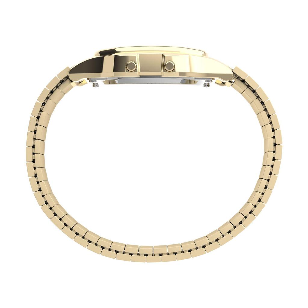Унисекс Классические Цифровые Золотые Часы T78677 [TIMEX] [Б/У]