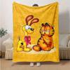 1pc, Garfield & Odie Throw Blanket, Soft Blanket for Couch, Bed, Travel, Camping, Car, Beach, Office Nap, Perfect Gift for FriendsA063