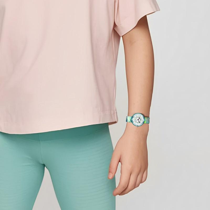 Swatch Детские часы Flik Flak Серия Feifei 32 мм Белые ZFBNP149 ZFBNP149