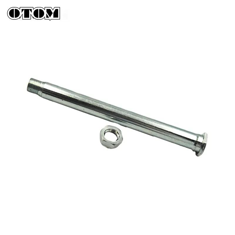 OTOM Motorcycle Accessories Front Rear Axle Wheel Hub Shaft With Nut Kit For HONDA CRF250R CRF250X CRF450R CRF450X 2002-2019