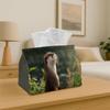 1pc Tissue Box Holder Featuring an Otter Upright - A Versatile Napkin Dispenser Suitable for Home Gatherings And Car Decoration - A Stylish Tissue Pap