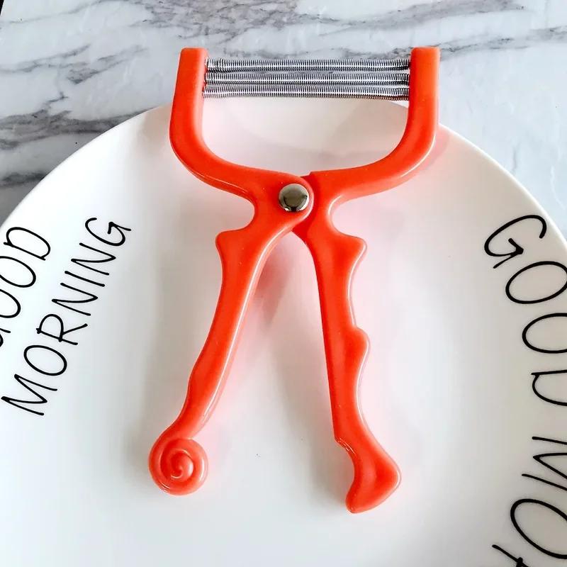 Уход за лицом Удаление волос Безопасный ручной пружинный ролик Женские волосы Усы Удаление волос Красота Очистка Многоразовый инструмент для депиляции