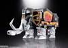 TAMASHII NATIONS Душа Чогокина Динозавр Сентай Зюрэнгер Дзюутэй Дайдзюшин Дайдзюшин Дракон Цезарь 260 мм окрашенная подвижная фигурка GX-72 и GX-78