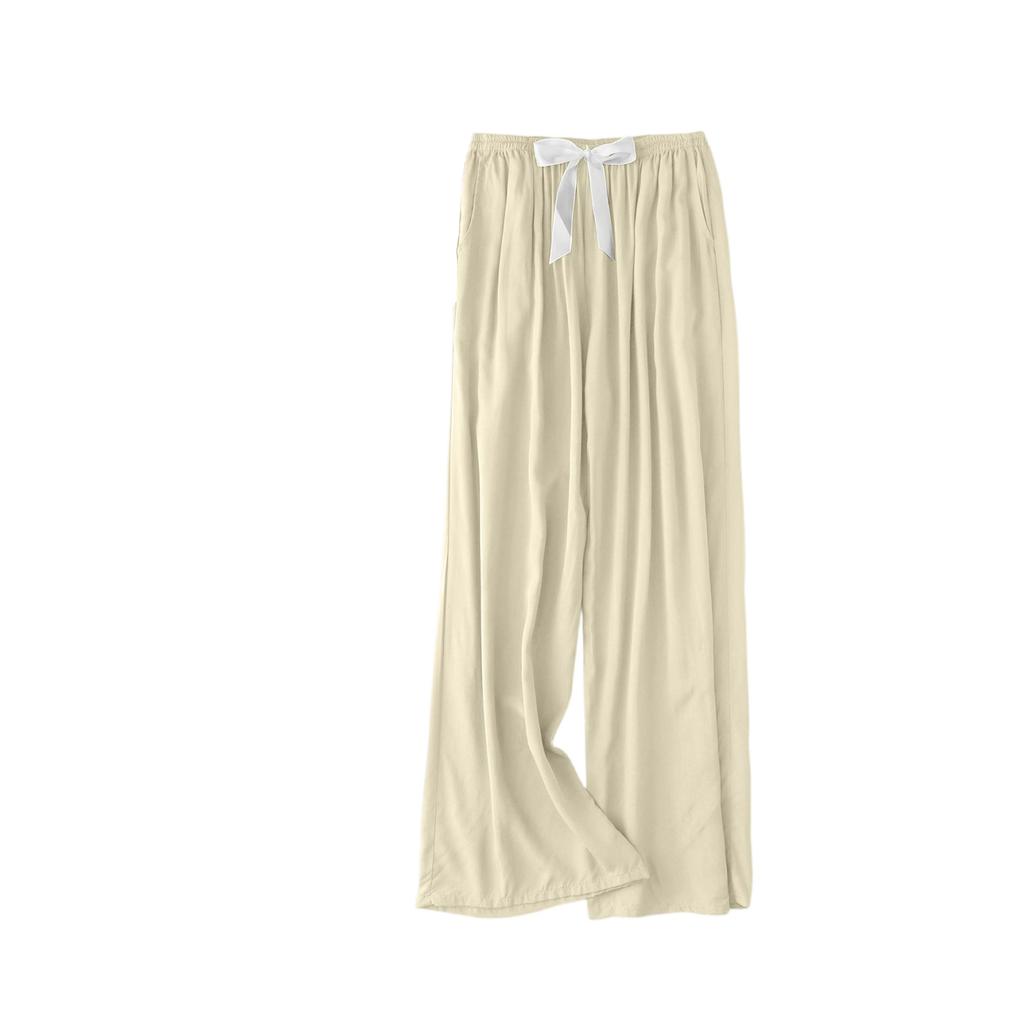 Women's Casual Fashion Sleep Pants Loungewear Pants Wearable As Outerwear High-Waisted Pants