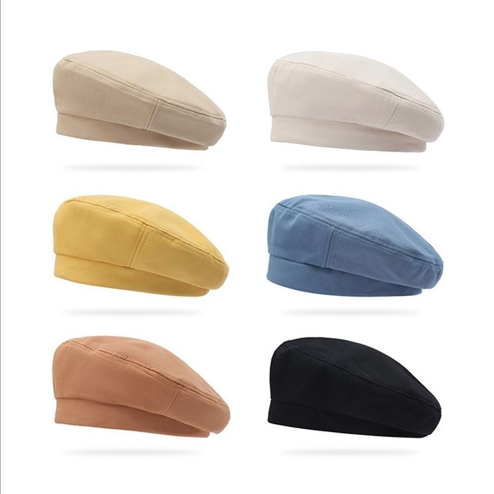 Cotton Painter Cap Japanese Style Hat New Berets  Girls