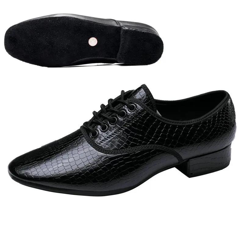 Мужская обувь для современных танцев, мужская обувь для танцев на открытом воздухе, для латиноамериканских танцев, джаза, для помещений, замшевая подошва, для бальных танцев, для вальса, каблуки