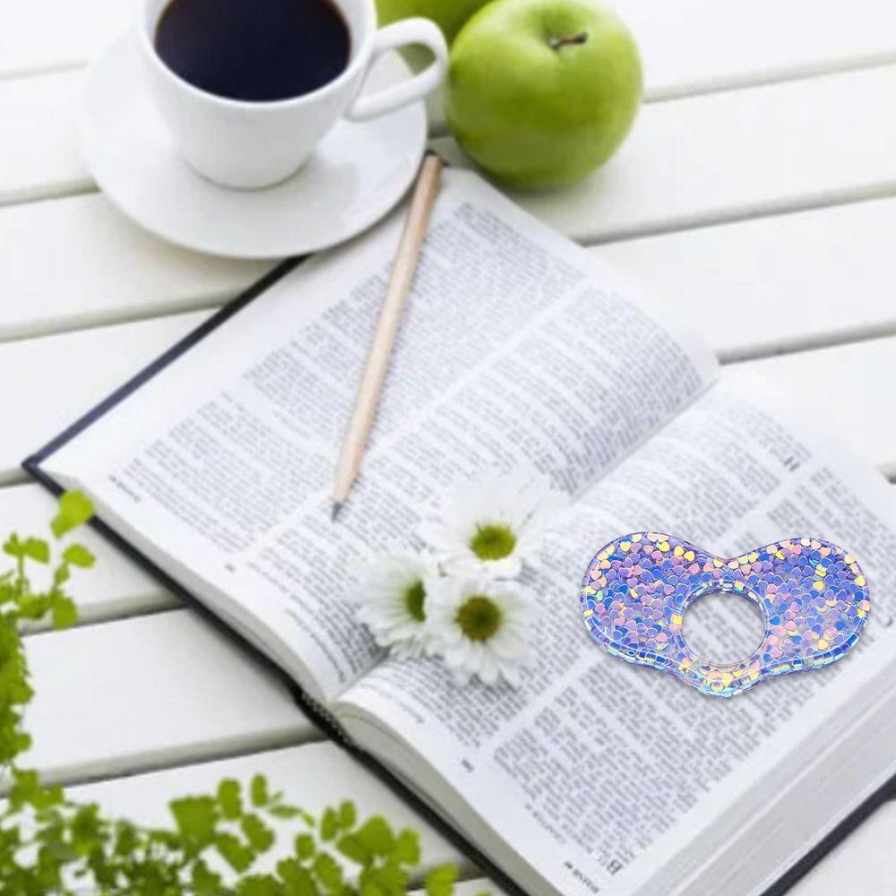 Plastic Thumb Bookmark One Hand Reading Book Support Portable Book Clip
