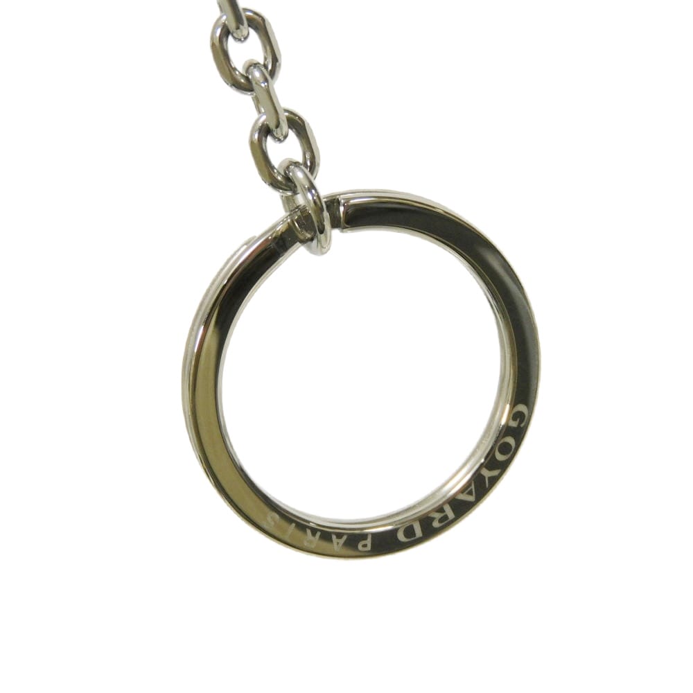 Used 9776 Senna Nano Key Ring 7943 Coin Pocket Wallet in excellent condition, herringbone pattern, black. Men's. from