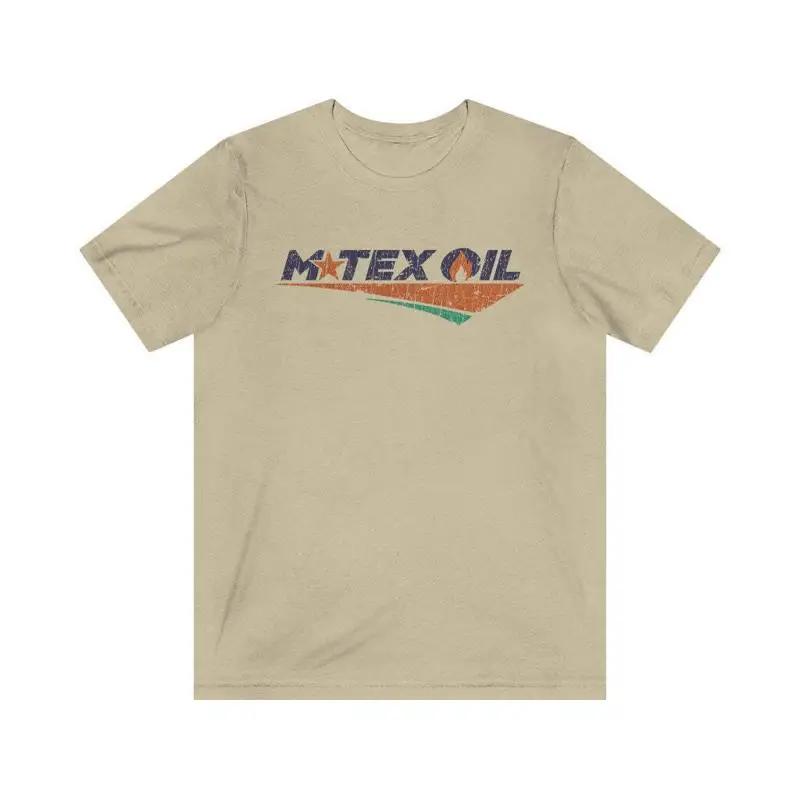 Мужская футболка M Tex Oil Company 1985 года, винтажная