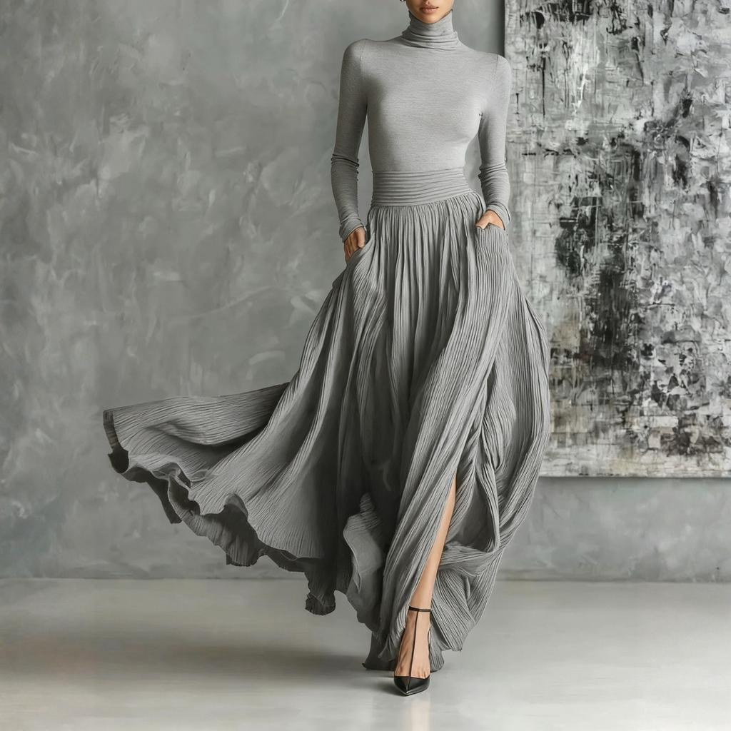 Женские платья-бэбидолл из бархата свободного кроя с квадратным вырезом и длинными рукавами