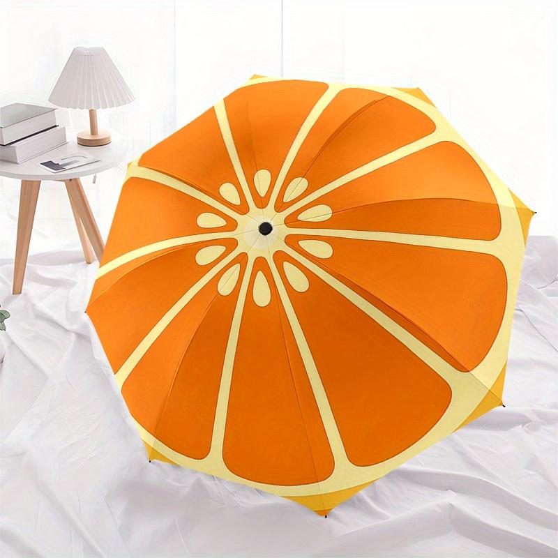 Bright Orange Slices: A Refreshing Twist on Summer Fruits!Umbrella, Portable 3-Fold Umbrella for Men & Women,Christmas Gift ES327