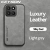 KEYSION Роскошный ретро чехол из ПУ кожи для HONOR 400 Smart 5G Мягкий силиконовый+ПК Противоударная задняя крышка для телефона для Huawei Honor X7d 5G