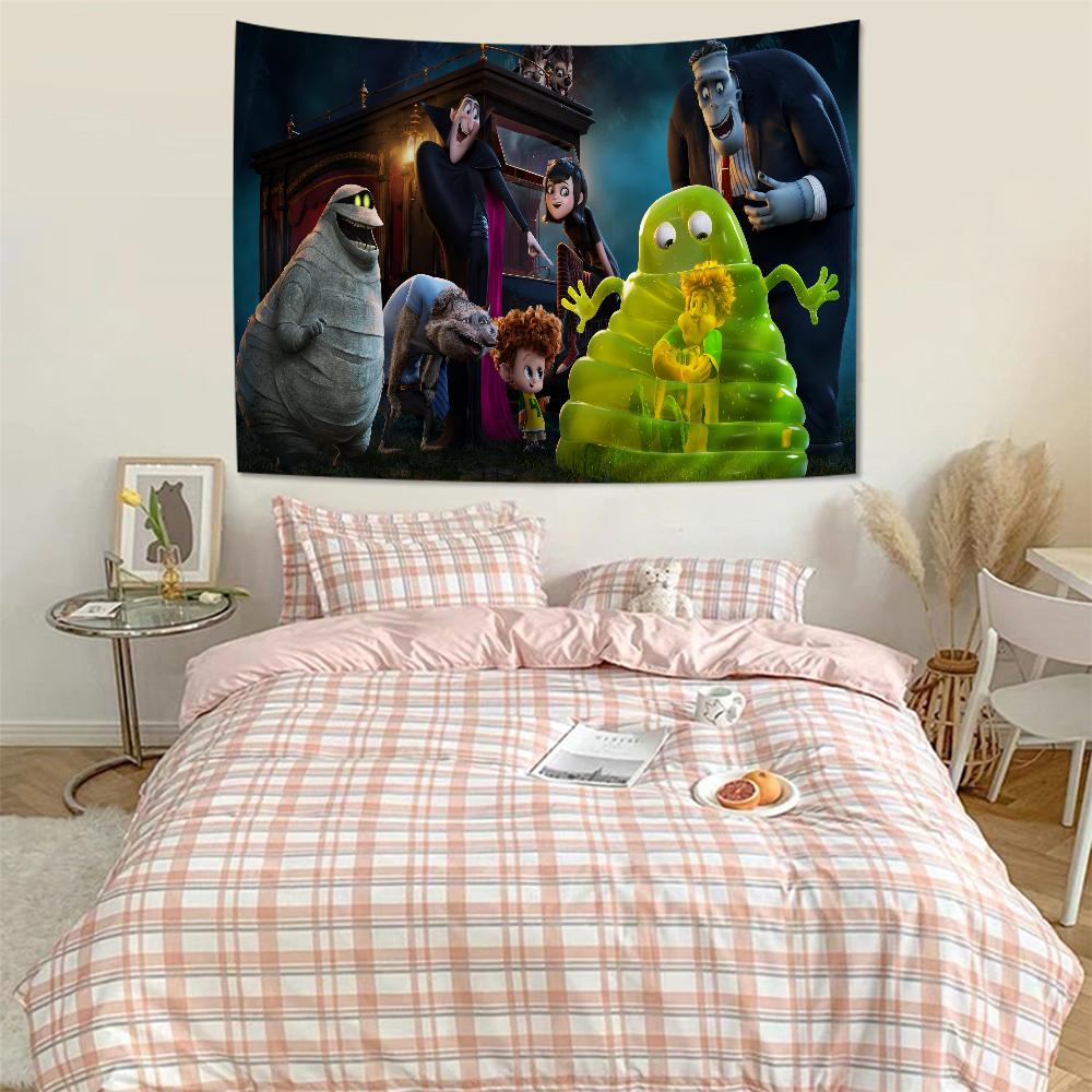 Anime Hotel Transylvania Hanging Bohemian Tapestry Bohemian Wall Tapestries Mandala Kawaii Room Decor