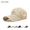 Летняя мужская новая удлиненная сетчатая дышащая солнцезащитная бейсболка с полыми полями для отдыха на природе
