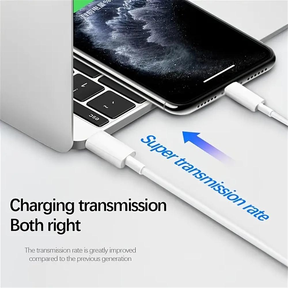 2M 6.6FT PD 20W Fast Charging Cable For iPhone 14 13 12 11 Pro Max Mini XS XR X MAX iPad 9 USB C Date Cable Charger Accessories