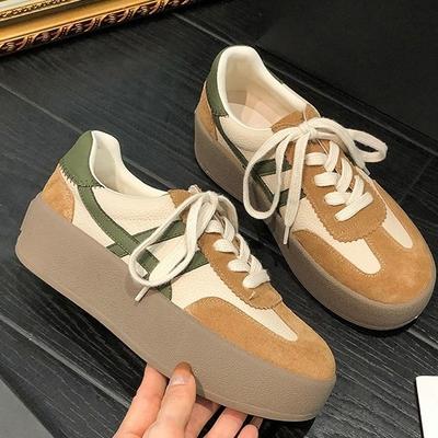 DEEMO тот же стиль~ Платформа Maillard Кроссовки Forrest Gump женские спортивные с круглым носком на высокой подошве ретро немецкие тренировочные кроссовки женская обувь повседневная обувь