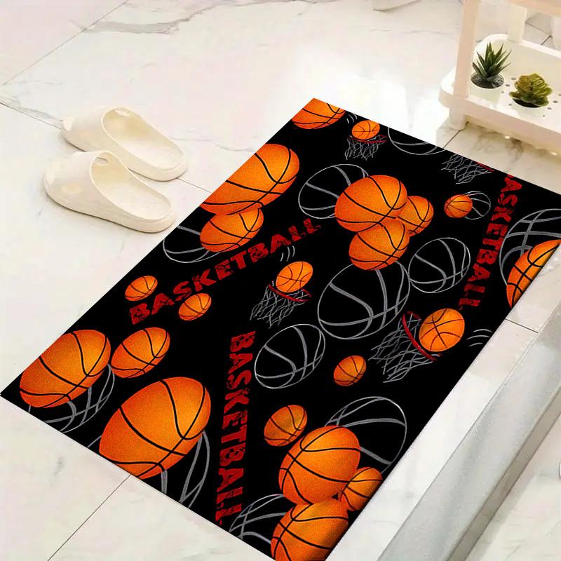Basketball Carpet Rug for Living Room Bedroom Home Sofa Decoration,Kids play Non-slip Floor Mat