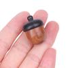 1Pc Mini Pill Case Solid Wood Bottle Holder Sandalwood Rescue Container Storage Box Pill Case Container Pill Box Key Chain