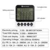 EU Plug AC Power Meter Wattmeter Watt Monitor 230V Consumption Energy KWH Socket Power Kilowatt Wattage Electricity Meter