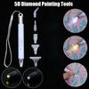 1Set USB Rechargeable Lighting Point Drill Pen for 5D Diamond Painting DIY Tools Drill Pen Embroidery