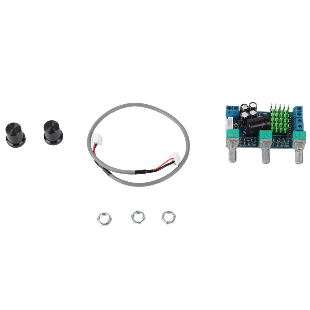 XH M567 DC 12 24V 80Wx2 Digital Sound TPA3116D2 Treble Bass Regulating Preset Pre Dual Channel Amplifier Board