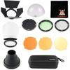Authorized GODOX Round Flash Head Accessory Set V1 V860II TT685 Series Strobe Compatible with AD200 AD200Pro Monoblock Strobe For Outdoor Shooting