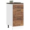 VidaXL Kitchen Cabinet Porto Old Wood Engineered Wood, Sink Cabinet, Kitchen Cabinet with Drawer, Cabinet of 854228