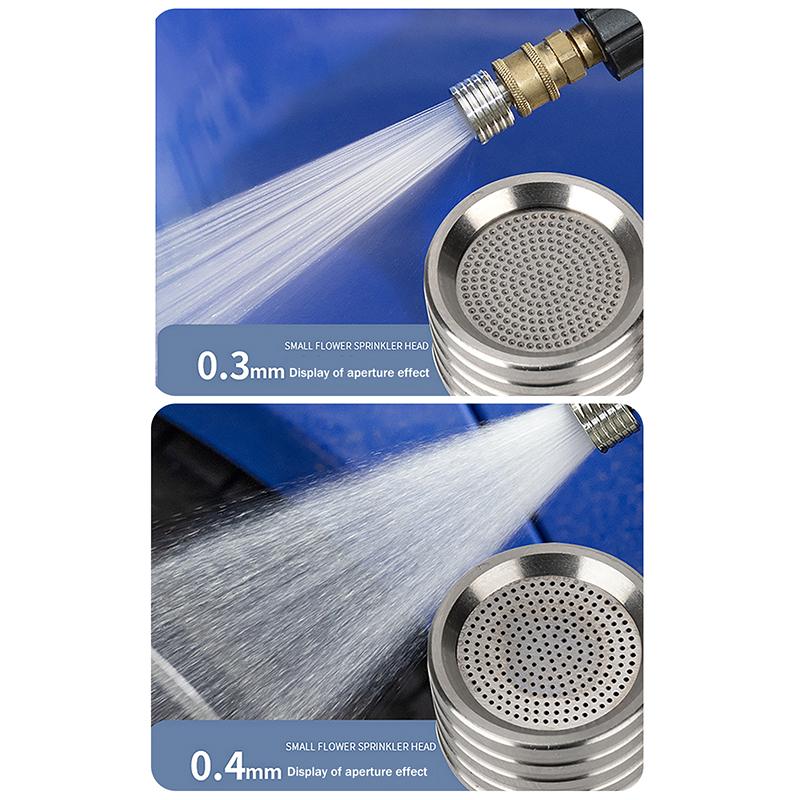 Насадка для душа из нержавеющей стали с быстроразъемным соединением 1/4, пистолет-распылитель высокого давления для мойки автомобилей, садовый инструмент для уборки