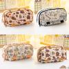 Multi Layer Stationery Bag Cartoon Capybara Pencil Bag Kawaii Pen Pouch  Student Accessories