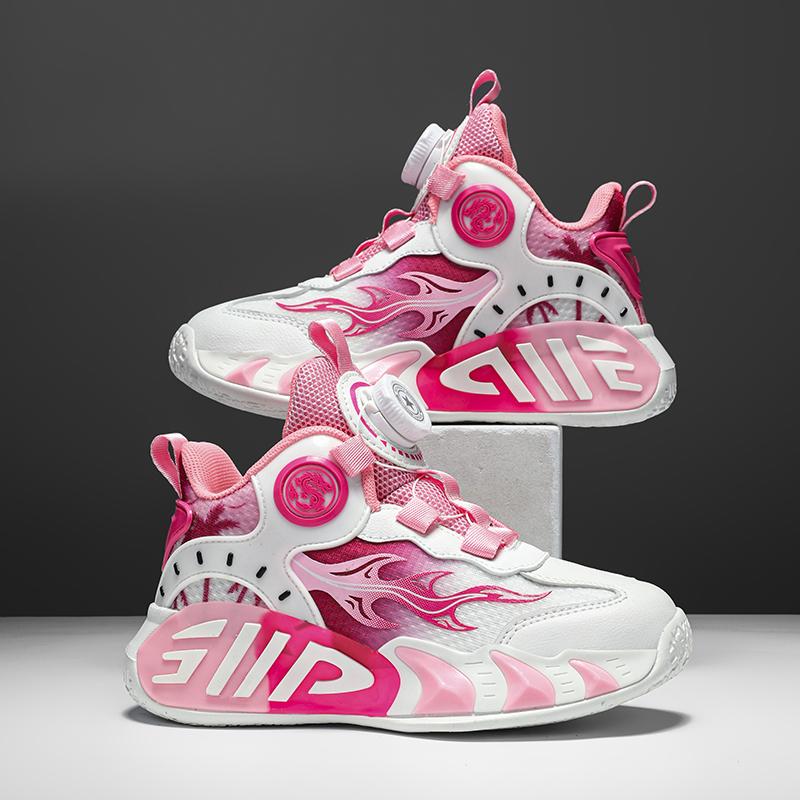 28-40 Детские Большие Размеры Удобные Дышащие Комфортные Модные и Модные Спортивные Кроссовки Баскетбольные Кроссовки Детская Обувь
