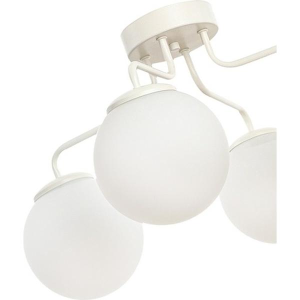 Glop 4 Pcs бело-белая стеклянная люстра