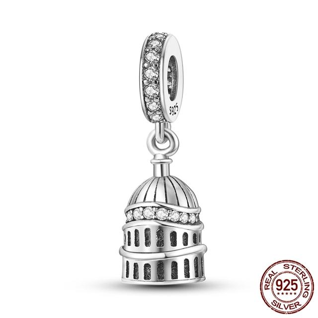 The New Pendant Beaded Charms Fit Bracelet 925 Sterling Silver Women DIY Fine Jewelry