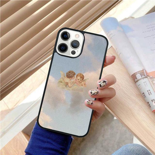Эстетика Ангелов Эстетика Чехол-Ракушка Для iPhone 17 Air 15 16 14 13 12 Pro Max 11 Pro Max Plus Чехол-Защитная Крышка Для Телефона