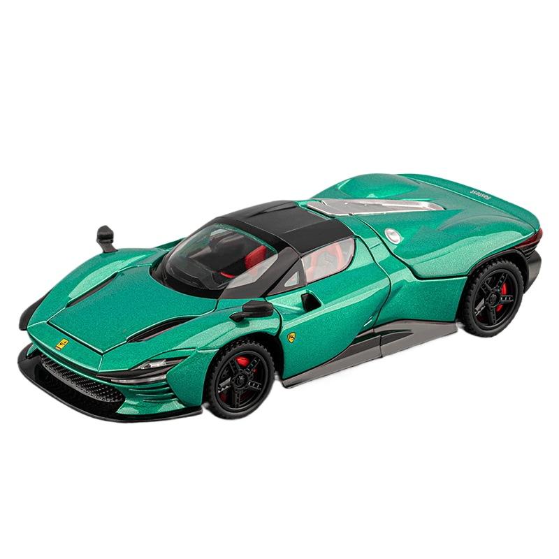 1/32 Ferrari Daytona SP3 Суперкар Сплав Модель Машинки Игрушка Литье под Давлением Металлическое Литье Звук и Свет Машинки Игрушки для Детей Транспортное Средство